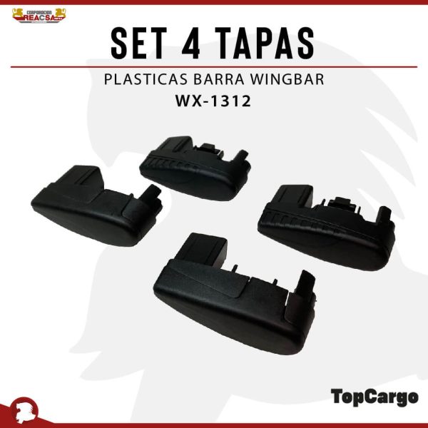 SET 4 TAPAS PLASTICAS BARRA WINGBAR