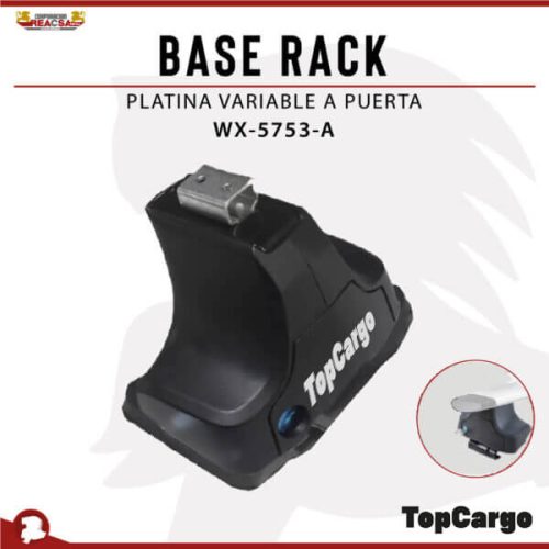 BASE RACK PLATINA VARIABLE A PUERTA