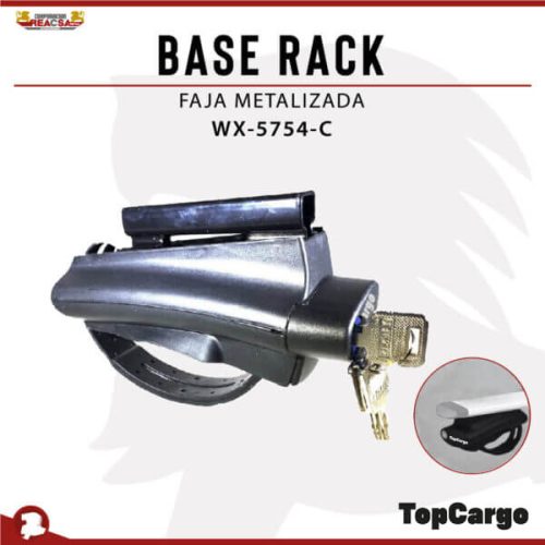 BASE RACK FAJA METALIZADA