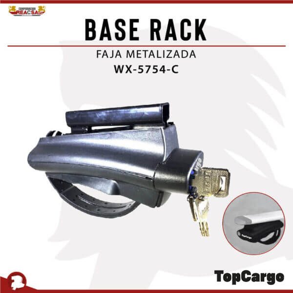 BASE RACK FAJA METALIZADA