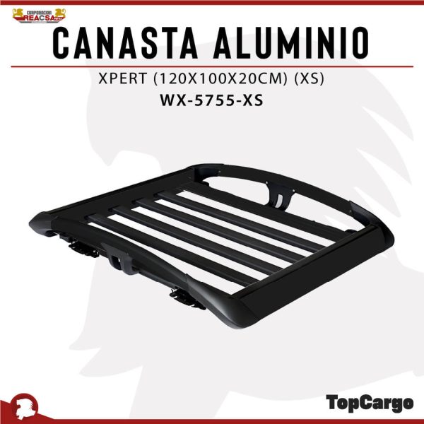 CANASTA ALUMINIO XPERT (120x100x20cm) (XS) BLACK