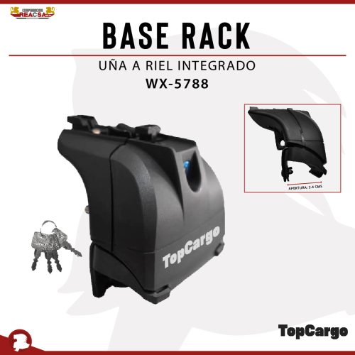 BASE RACK UNA RIEL INTEGRADO
