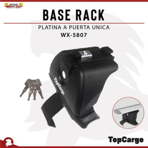 BASE RACK PLATINA A PUERTA UNICA