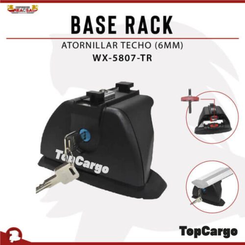 BASE RACK ATORNILLAR TECHO (6MM)