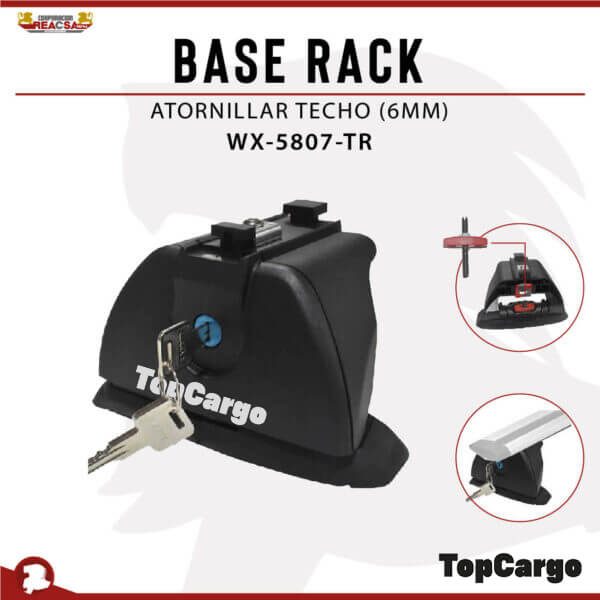 BASE RACK ATORNILLAR TECHO (6MM)