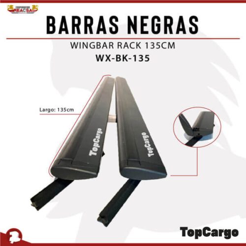 BARRAS NEGRAS WINGBAR PARA RACK 135 CM