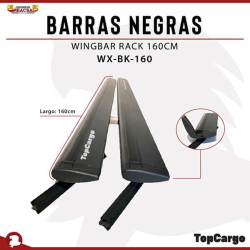 BARRAS NEGRAS WINGBAR PARA RACK 160CM
