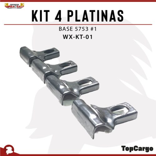 KIT 4 PLATINAS BASE 5753 #1 PARA COMBINAR