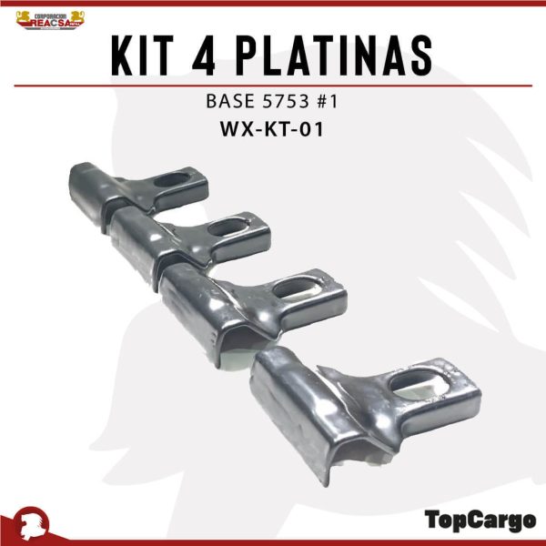KIT 4 PLATINAS BASE 5753 #1 PARA COMBINAR