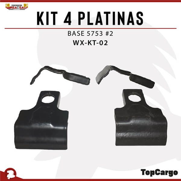 KIT 4 PLATINAS BASE 5753 #2 PARA COMBINAR