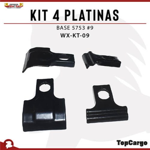 KIT 4 PLATINAS BASE 5753 # 9 (PARA PARAL PEQ)