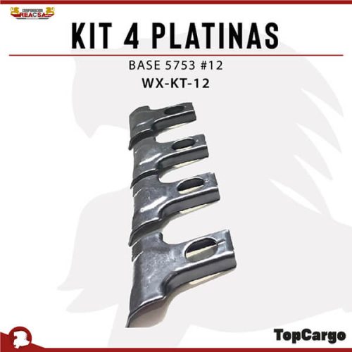 KIT 4 PLATINAS BASE 5753 #12 (TOYOTA YARIS)
