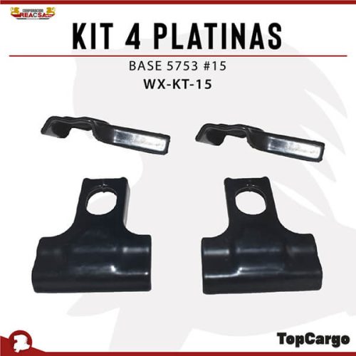 KIT 4 PLATINAS BASE 5753A #15