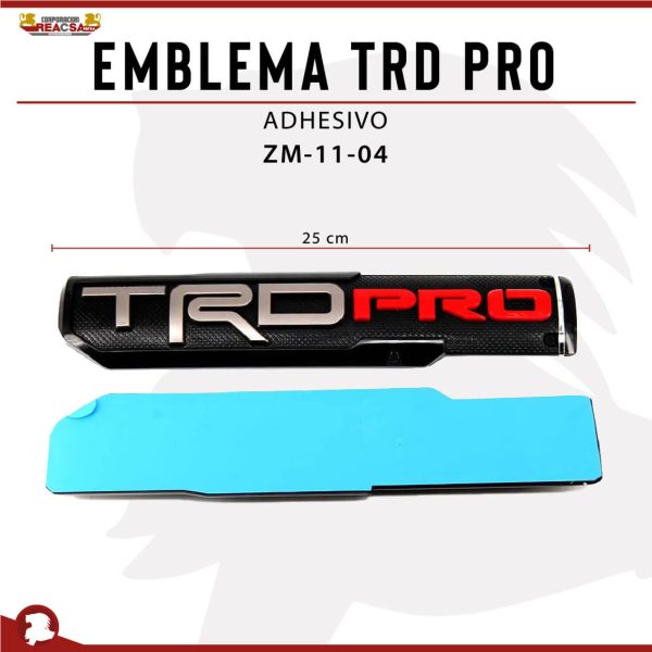 EMBLEMA TRD PRO ADHESIVO