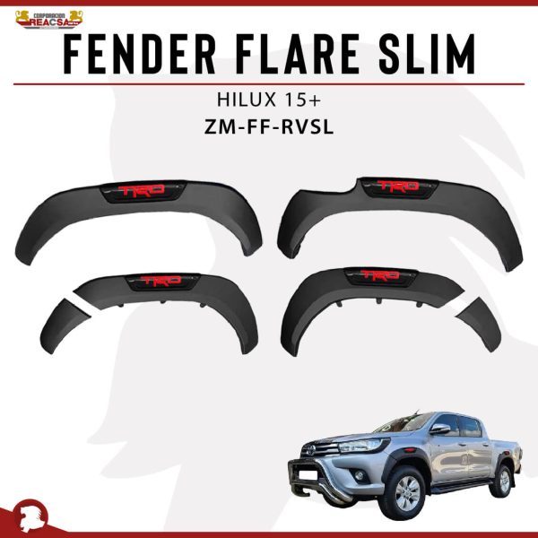 FENDER FLARE SLIM HILUX 15+