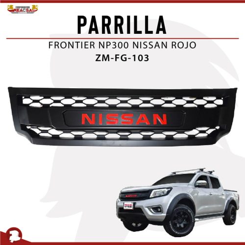 PARRILLA FRONTIER NP300 NISSAN ROJO