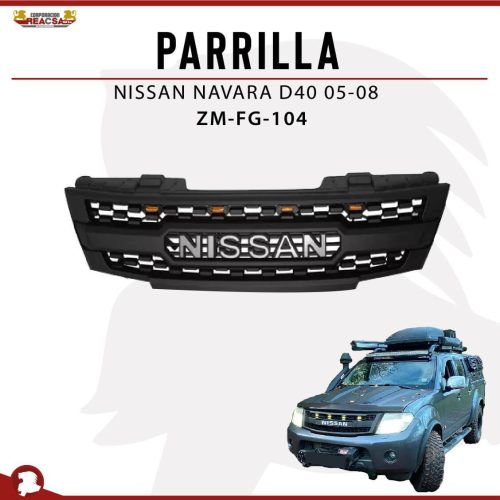 PARRILLA NISSAN NAVARA D40 05-08 Y PATHFINDER 05-08