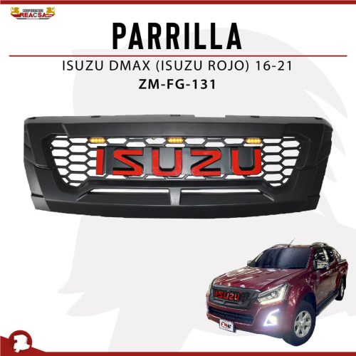 PARRILLA ISUZU DMAX (ISUZU ROJO) 16-21