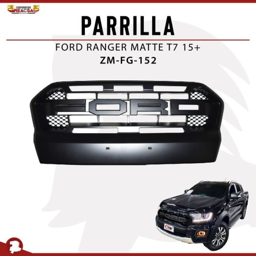 PARRILLA FORD RANGER MATTE T7 15-20