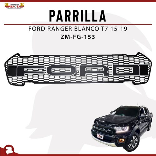 INSERTO PARRILLA FORD RANGER BLANCO T7 15-19