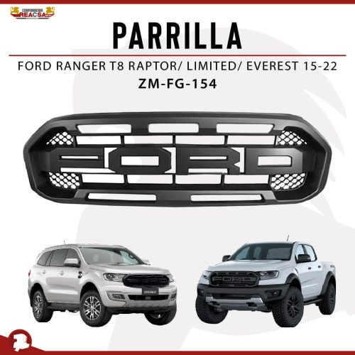 PARRILLA FORD RANGER T8 RAPTOR/ LIMITED/ EVEREST 15-22