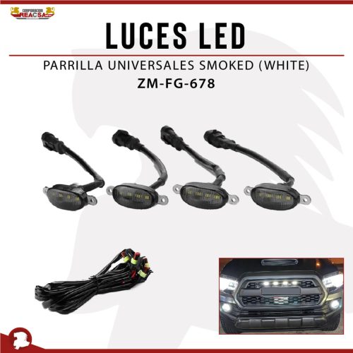 LUCES LED PARRILLA UNIVERSAL SMOKED YLW