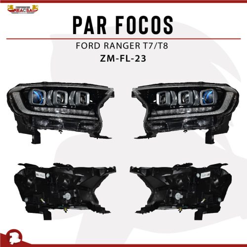 PAR FOCOS FORD RANGER T7/T8