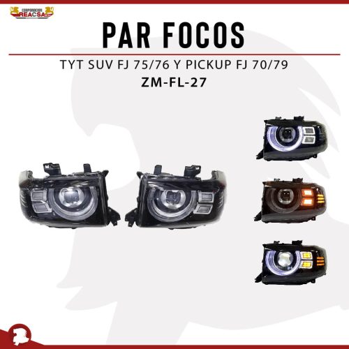 PAR FOCOS TYT SUV FJ 75 / 76 Y PICKUP FJ 70 / 79