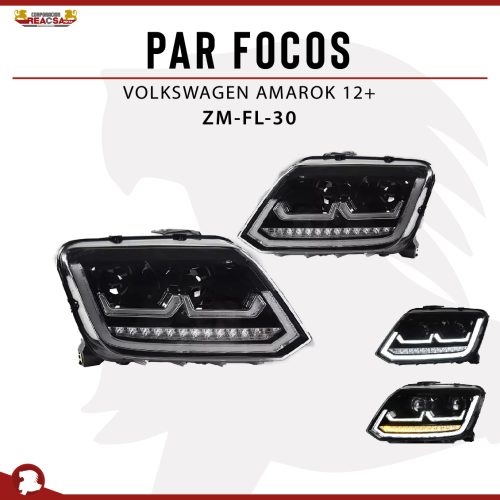 PAR FOCOS VOLKSWAGEN AMAROK 12+