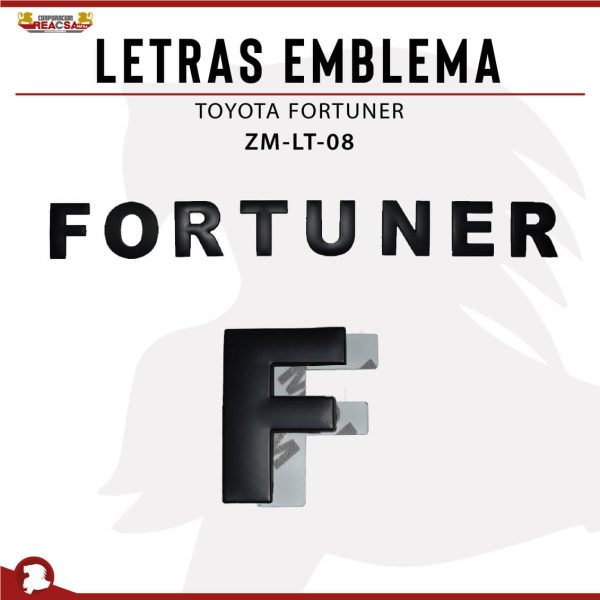 LETRAS EMBLEMA FORTUNER