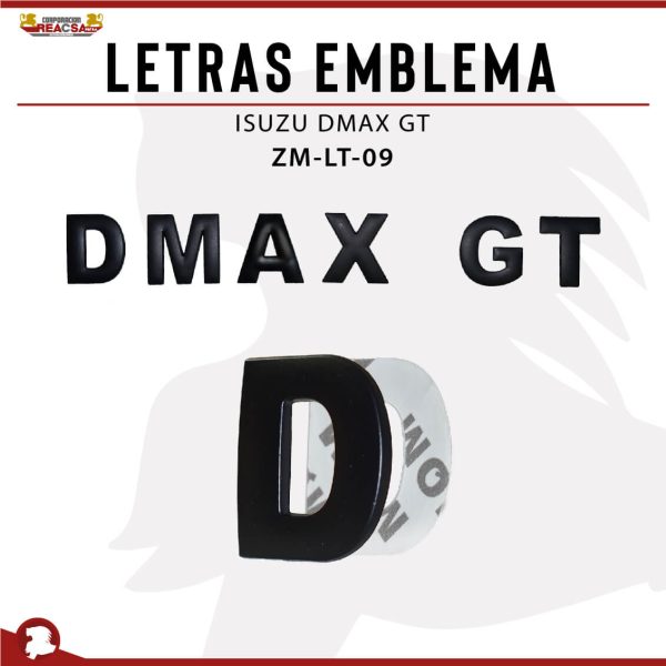 LETRAS EMBLEMA DMAX GT