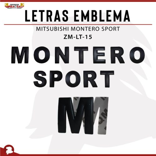LETRAS EMBLEMA MONTERO SPORT