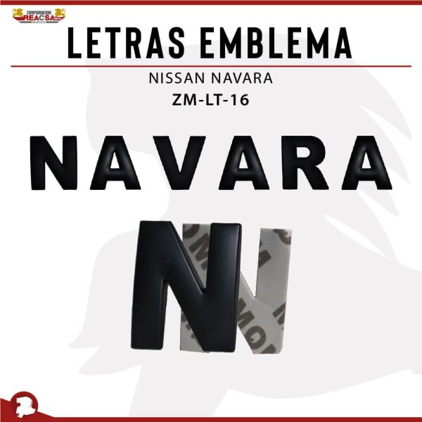LETRAS EMBLEMA NAVARA