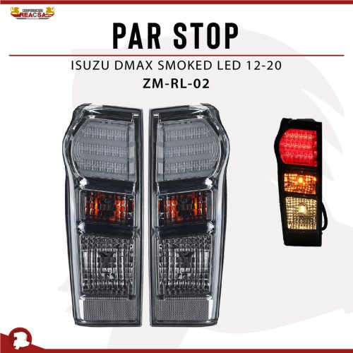 PAR STOP ISUZU DMAX SMOKED LED 12-20