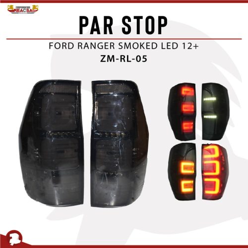 PAR STOP FORD RANGER SMOKED LED 12+