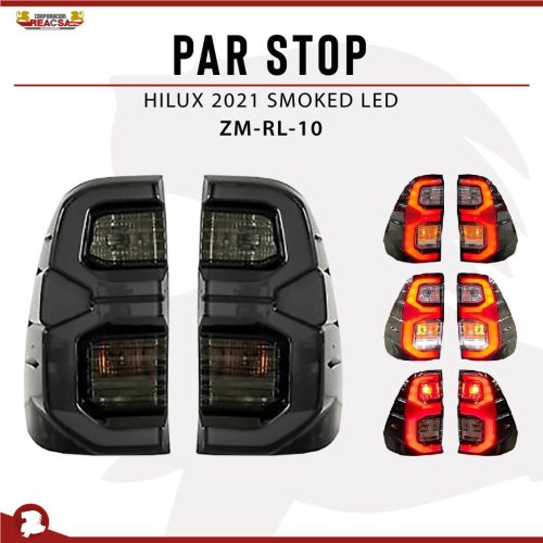 PAR STOP HILUX 2021 SMOKED LED