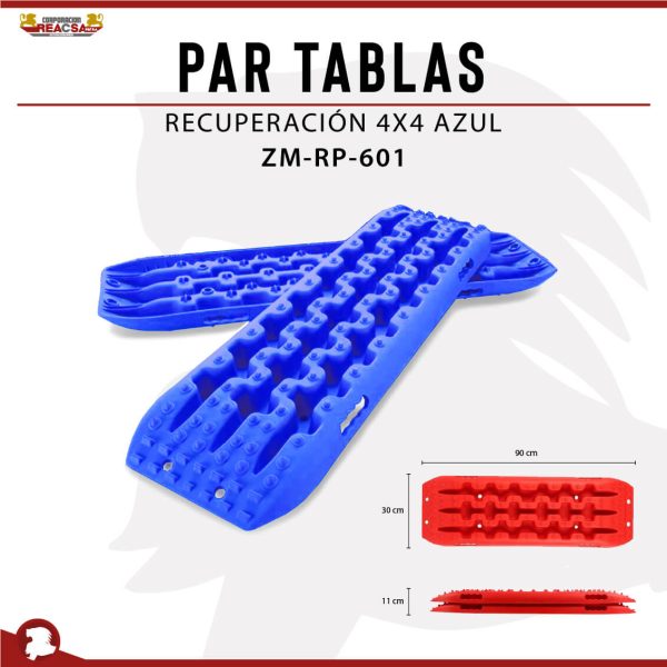 PAR TABLAS RECUPERACION 4X4 AZUL