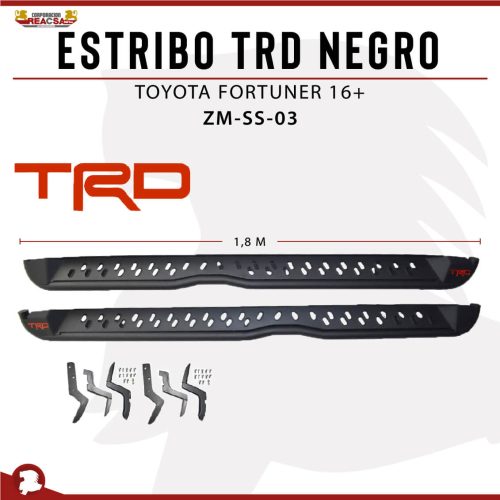 ESTRIBO TRD NEGRO FORTUNER 16+